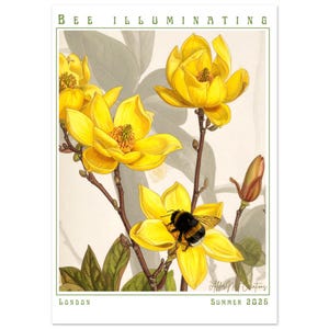 Bee Illuminating - Bee Collection 2025 - Fine Art Poster