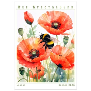 Bee Spectacular - Bee Collection 2025 - Fine Art Poster