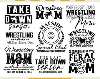 Wrestling svg bundle, Matside Social Club svg, Wrestling Mom svg, Wrestling shirt svg, Wrestling Season, Love Wrestling svg, Sports Mom svg