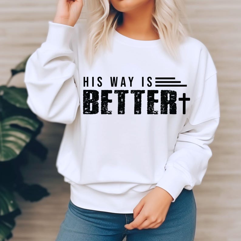 His Way is Better Christian Svg, Christian Jesus Svg, Minimalist ...