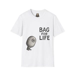 Stoma Bag Humour Unisex Softstyle T-Shirt, Ileostomy Gift, Ostomy Awareness Tee, Joke Medical Shirt, Reusable Grocery Bag