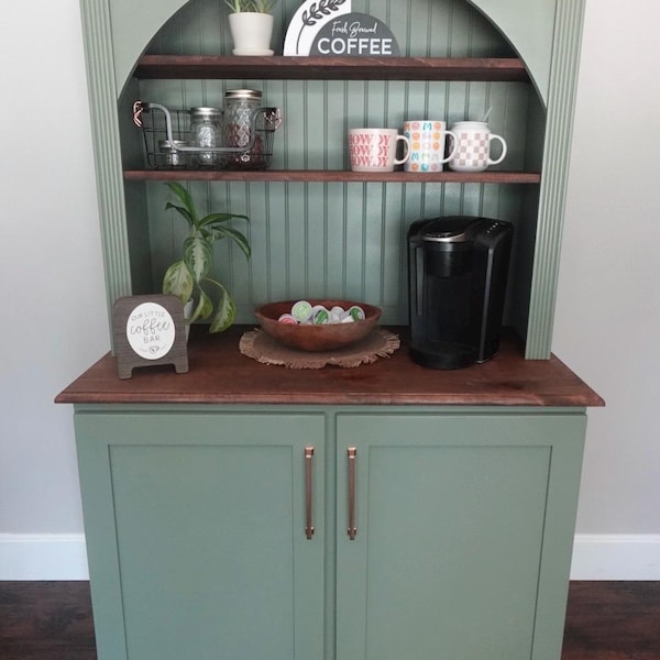 Coffee Bar Hutch - Etsy
