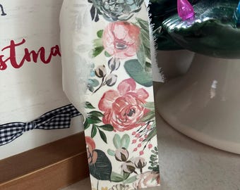 Acrylic Floral Bookmark | Cottagecore Book Lover Gift