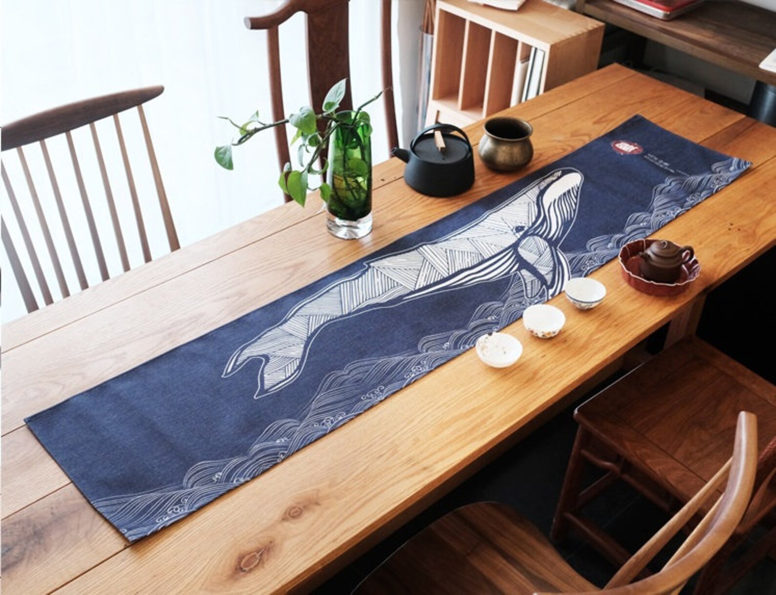Japanese table runner japanese style table setting japanese Etsy