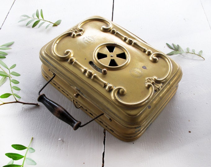 Antique Metal Heater French Country Decor Antique Etsy