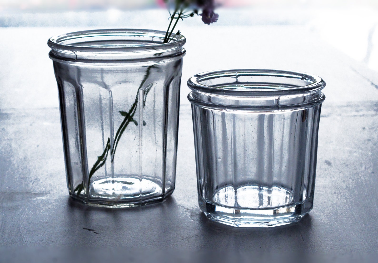 Set of 2 Antique French Jam Jars Very Thick and Etsy