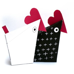 Boite à chocolat, poules imprimables - decor de pâques-kit  anniversaire- deco- boites à chocolats