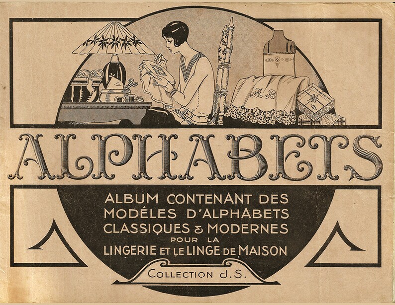 printable alphabet pattern complete antique french