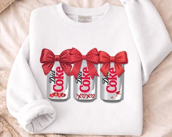 Soda Can Valentine Sweatshirt | Comfort Colors Crewneck