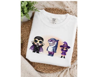 Summerween graphic tee, Comfort Colors shirt, cute spooky vibe
