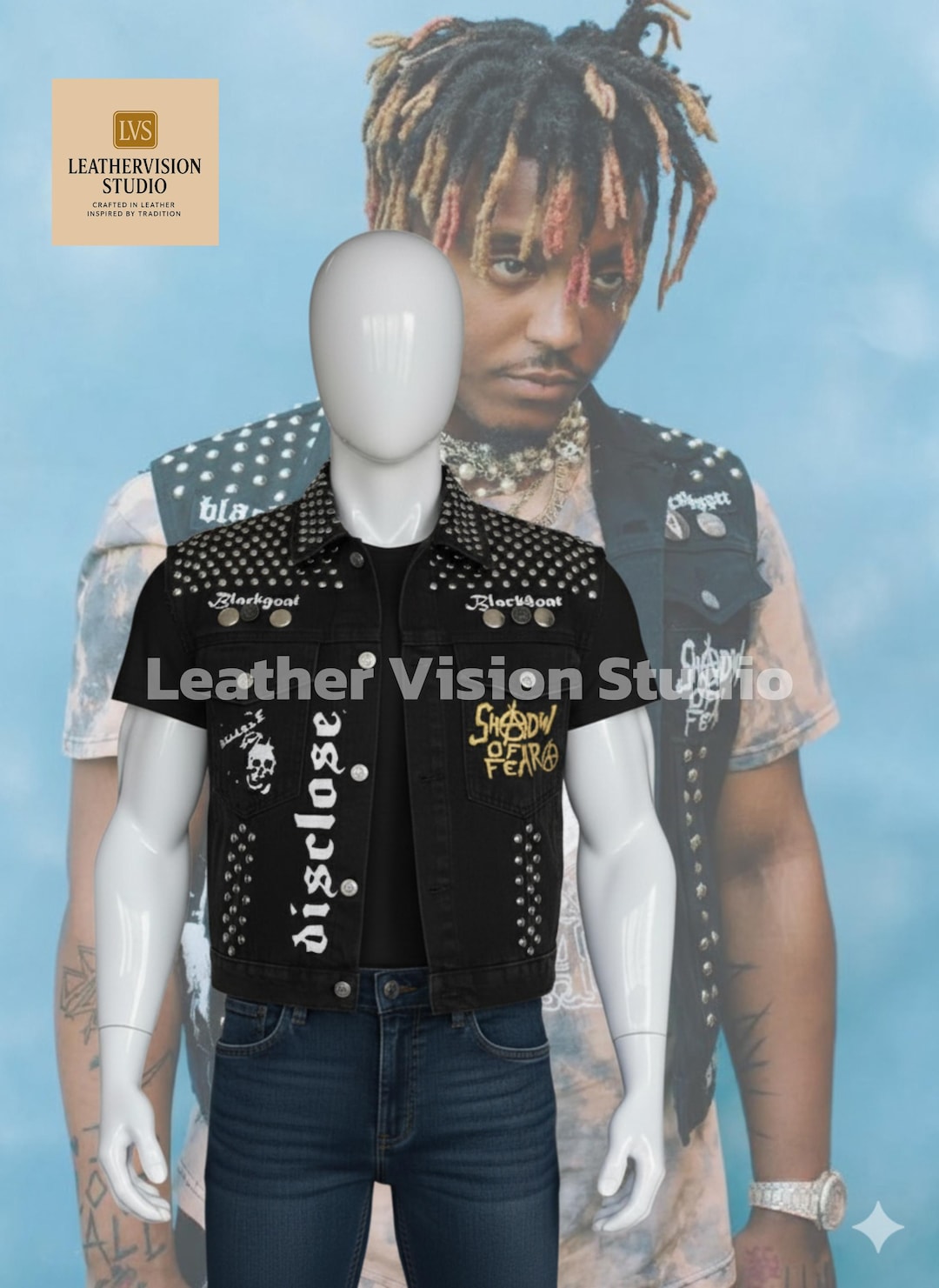 Juice WRLD スカジャン Lサイズ グラフィック Juice WRLD 999 Black Bomber Jacket | Bomber Jacket