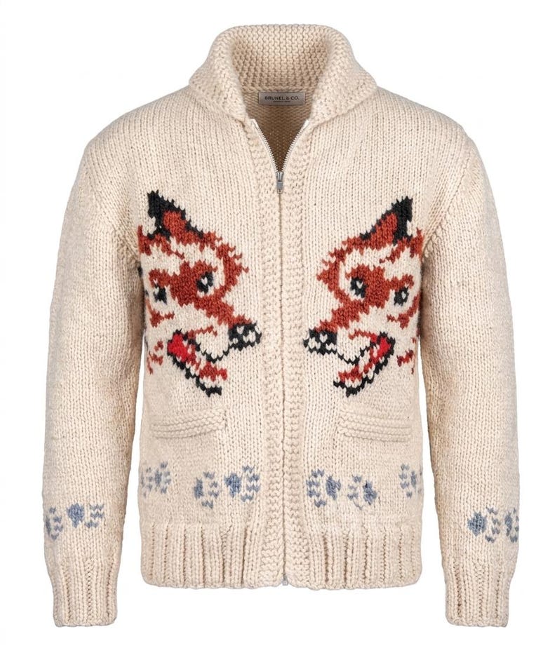 Project Hailmary Wolf Cardigan  Front