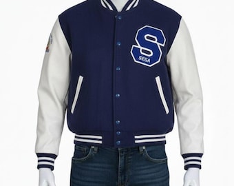 Michael Jackson Inspired Varsity Jacket | Lil Uzi Vert Tonight Show Style | Retro Singer Letterman