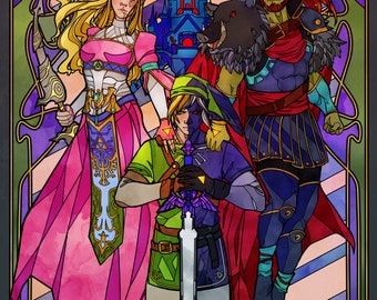 The Legend of Zelda Wall Scroll
