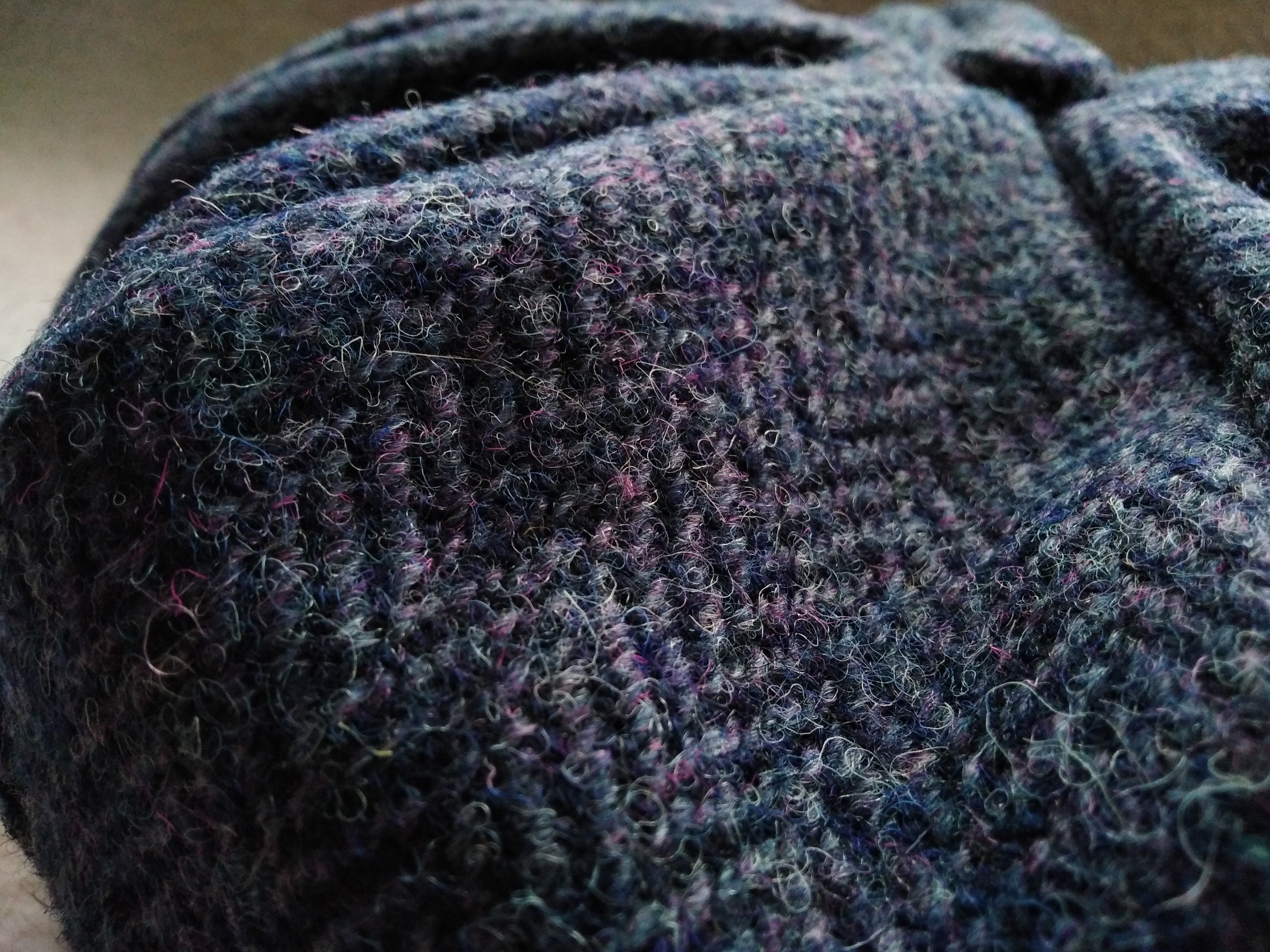 Harris Tweed Wool Purple/Black Peaky Blinder Style Hat WS239 | Etsy