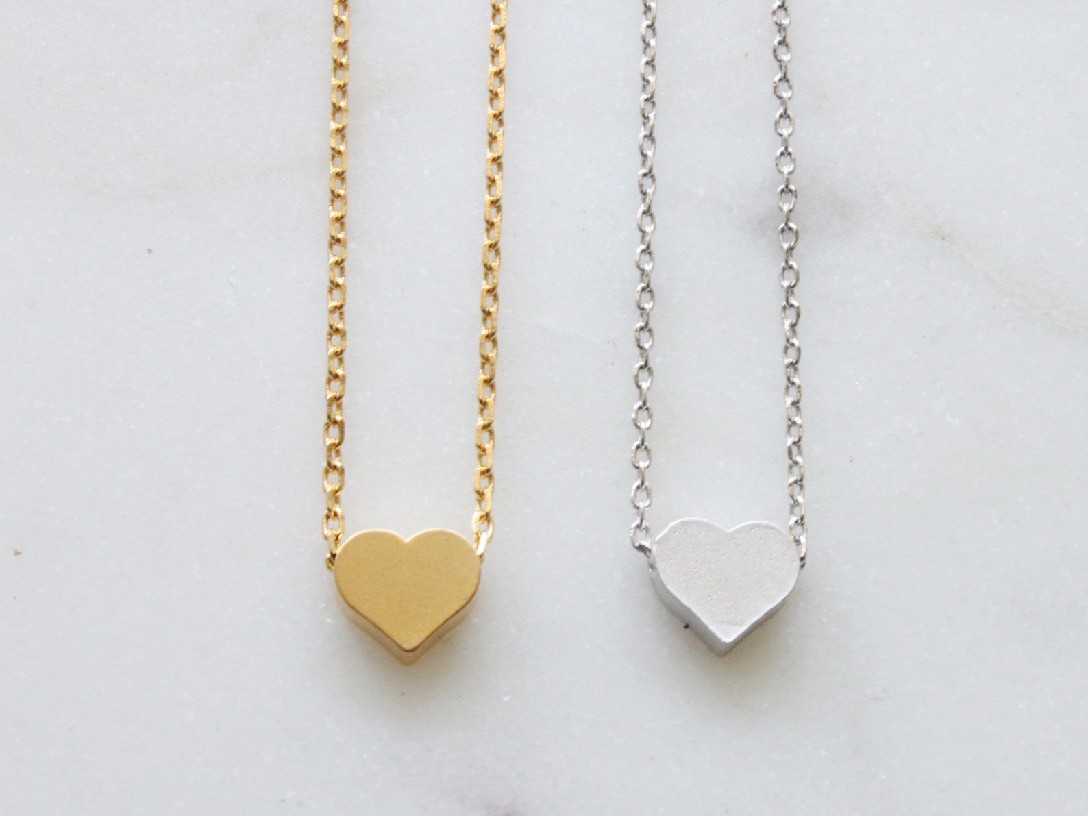 Small Heart Charm Silver main image 0