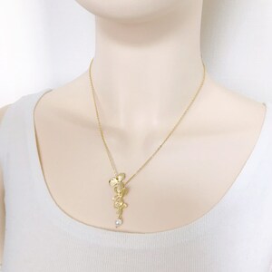 Set di collana di perle e orchidee – Gioielli per damigelle d'onore, regalo di nozze immagine 10