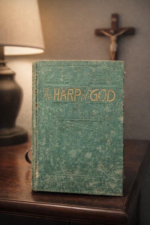 The Harp of God Vintage Bible Study Book 1928 Religious Hardcover