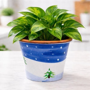 Vintage Countryman Ceramics terracotta planter-Cache pot made in Portugal