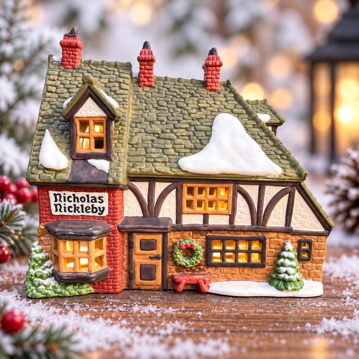 Heritage Village Collection 陶器のミニチュアハウス Heritage Village Collection Dickens Village Series - Etsy