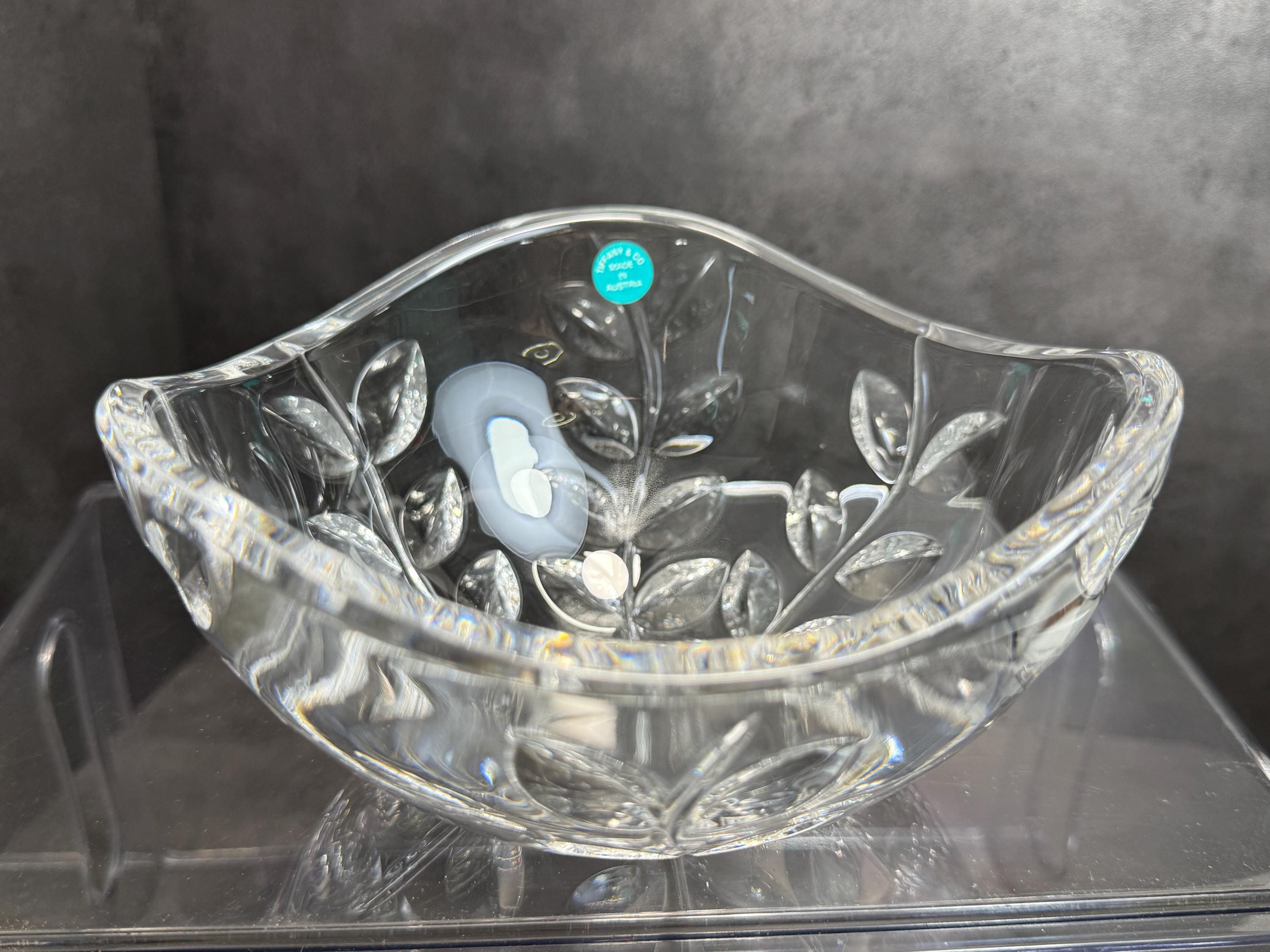 Tiffanys Crystal Bowl - Etsy