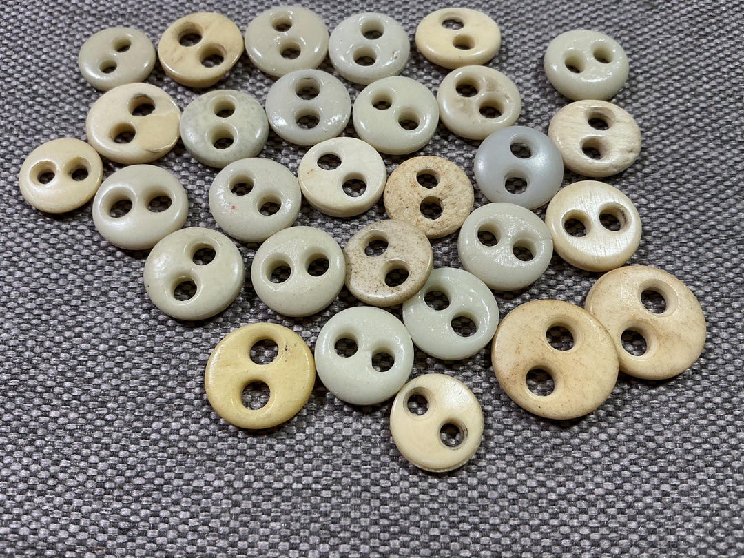 Vintage Antique Bones Underware Buttons -lot of 30 Buttons - Etsy