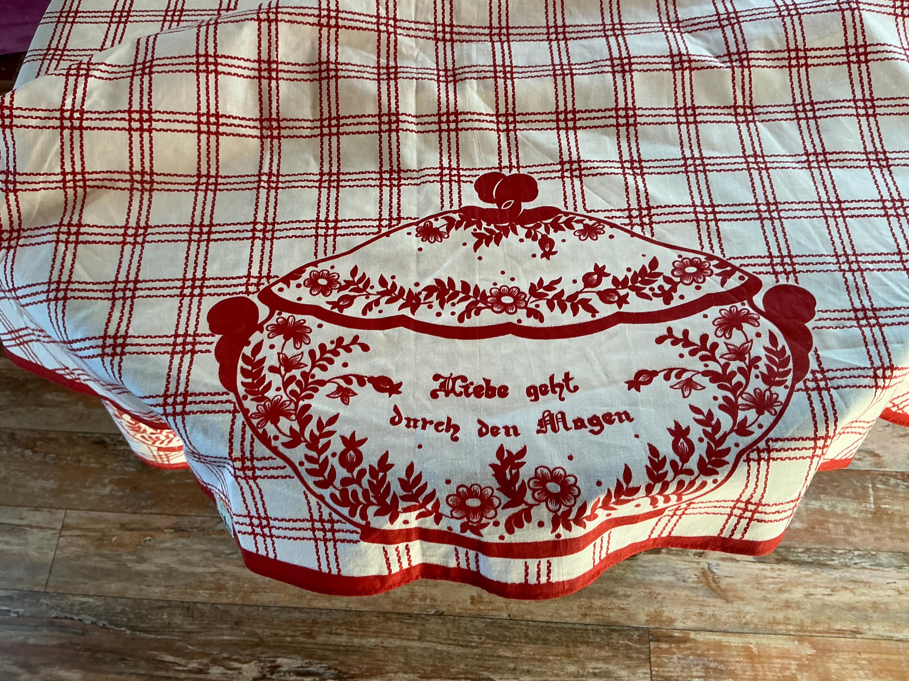 Vintage Checkered Table Cloth - Etsy