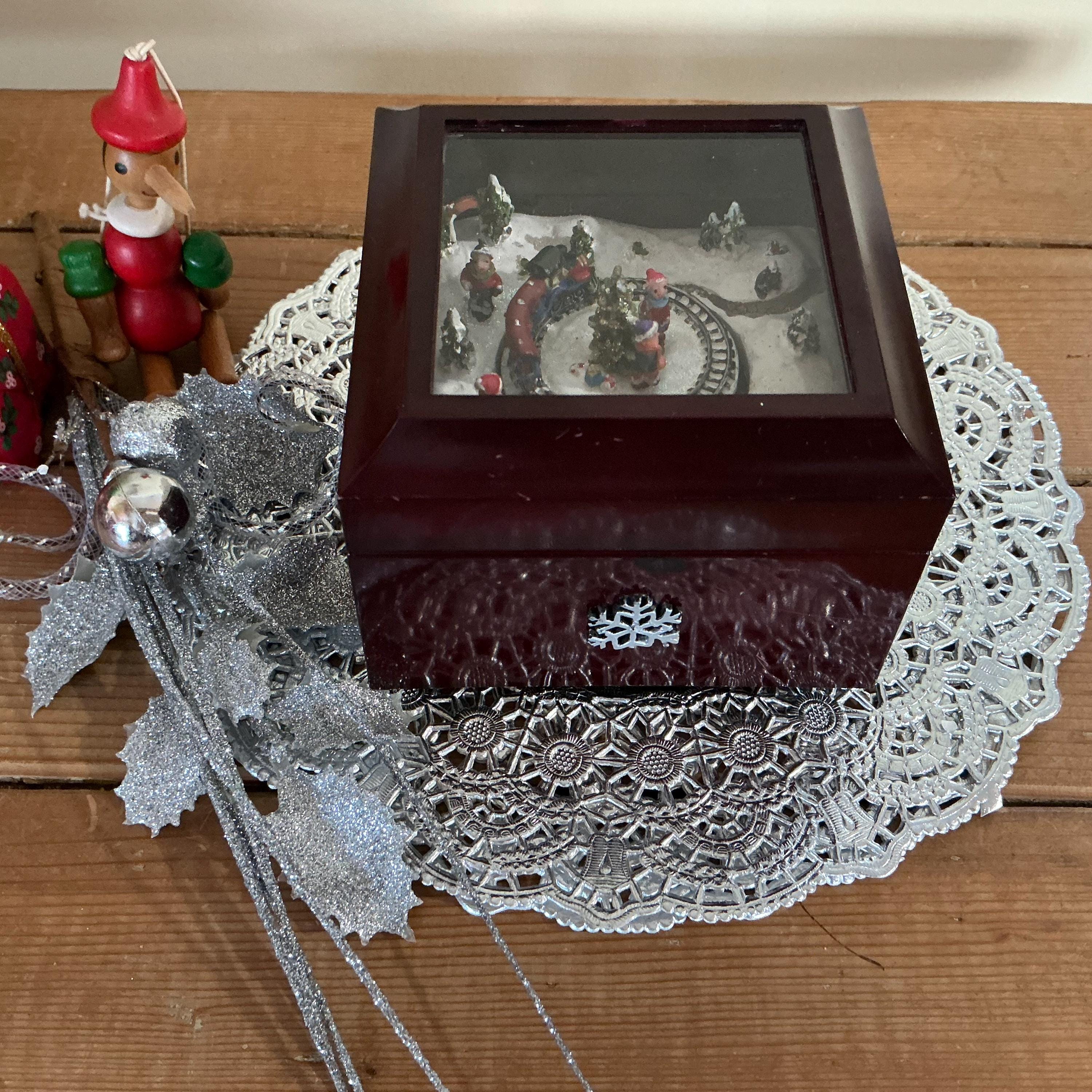【未使用】Mr.ChristmasオルゴールANIMATED MUSICBOX Mr Christmas Animated Music Box - Etsy Canada
