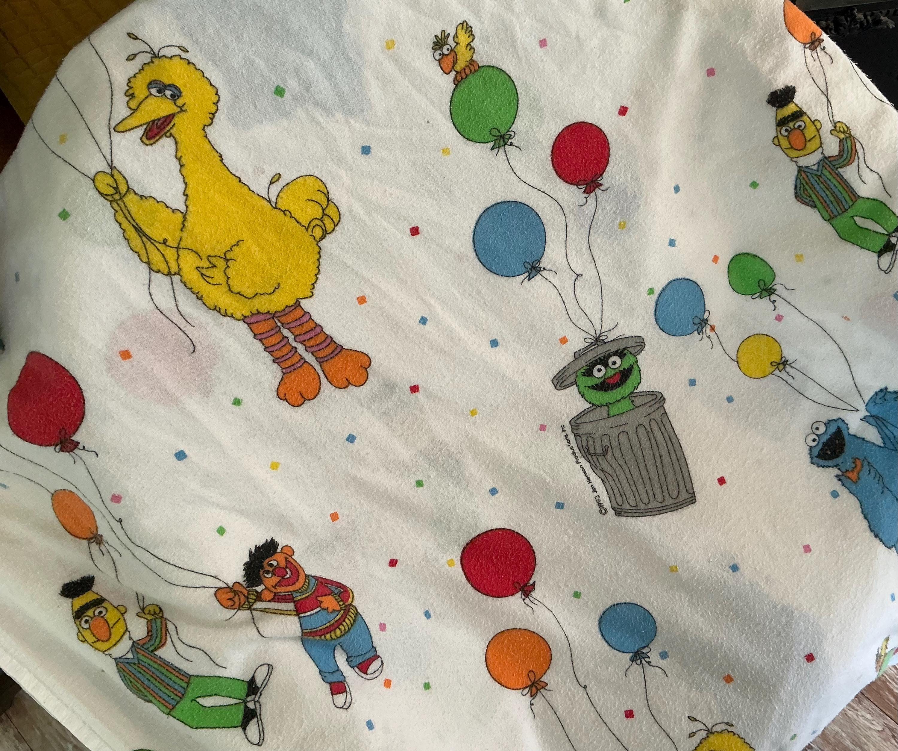 Vintage Sesame Street Full Bedding - Etsy