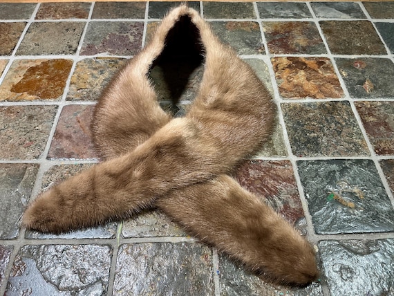 Real Mink Fur Collar /1960 S