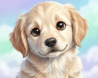 Patas caprichosas / Retrato de mascota personalizado, semirealista (descargar)