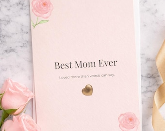 Tarjeta floral "Mamá Siempre" / Saludo del Día de la Madre en acuarela (Descarga digital)