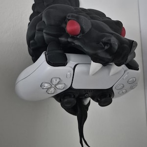 Schlangen Controllerhalter Wand | Schlangenform | Gamer Geschenk | Wandhalterung PS5 Xbox  | Gaming Setup Deko | 3D Druck