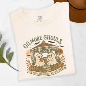Comfort Colors® Gilmore Ghouls shirt,Ghost Stars Hallow Shirt,Fall shirt for Gilmore Girl fans shirt,Cute Ghost Halloween Tee