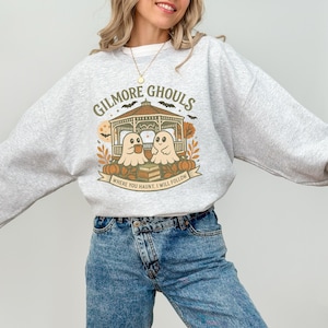 Gilmore Ghouls Sweatshirt,Ghost Stars Hallow Sweatshirt