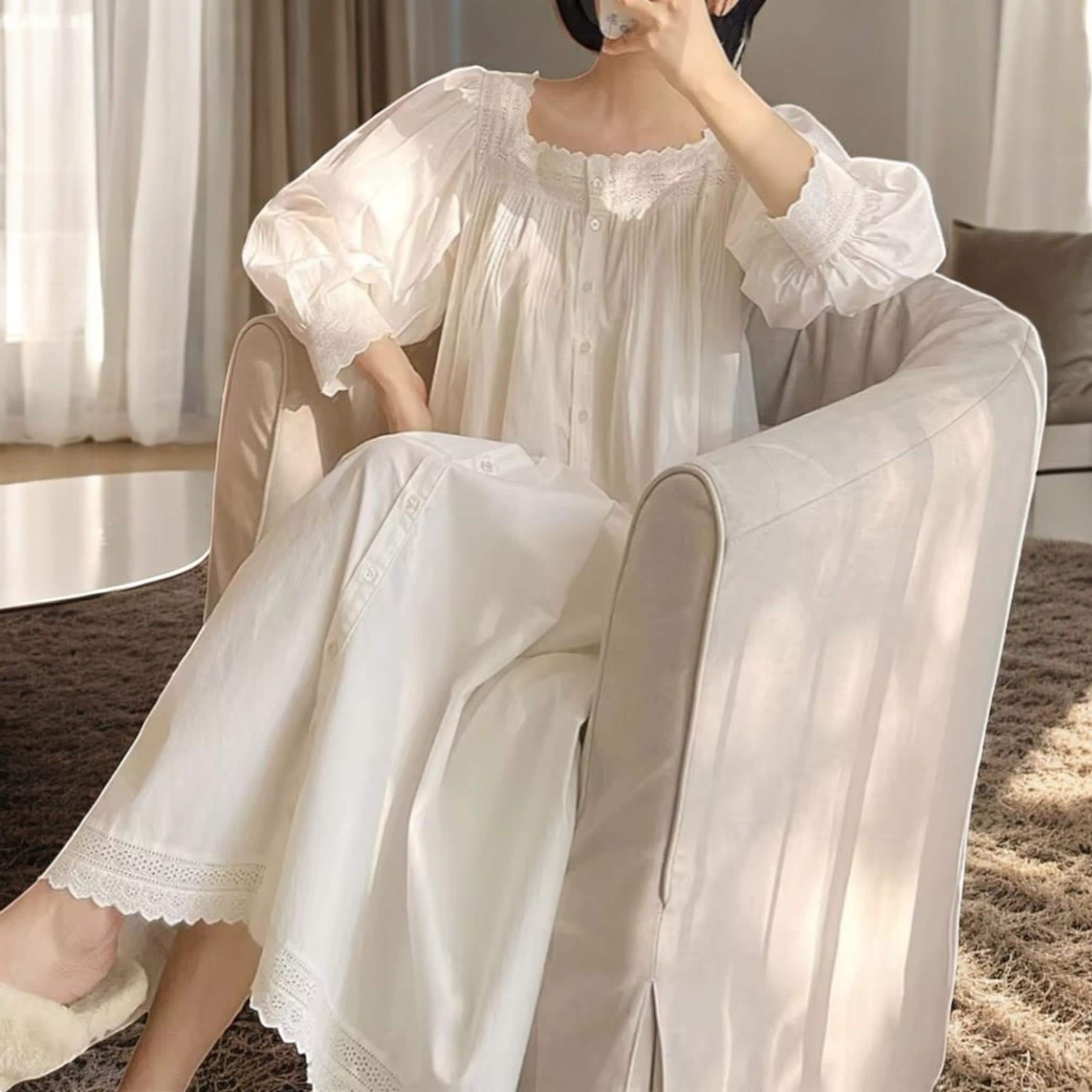 Vestido bata de algodón México