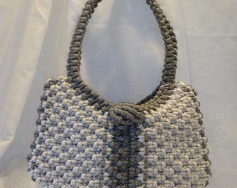 Patroon: macramé-tas met bessenknoop