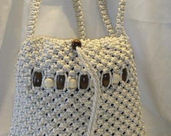 Macramé portemonnee met trekkoord - alleen patroon