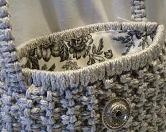 Portemonnee met macramé-wafelpatroon - alleen patroon
