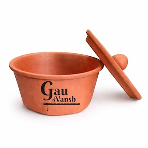 Handmade Terracotta Butter Box with Lid | Clay Dahi Handi Curd Pot | Natural Earthenware Yogurt Container | Rustic Kitchen Pottery Storage