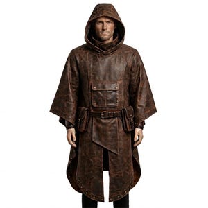 Leather poncho - Etsy 日本