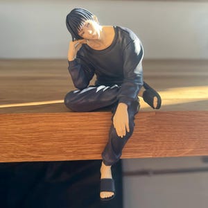 Toji Fushiguro Figura 13cm | Estatueta de anime Jujutsu Kaisen | Estátua colecionável de PVC JJK | Presente para fãs e colecionadores de anime