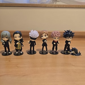 JJK Mini Figuras 7cm | Gojo, Geto, Mahito, Yuji, Megumi, Nobara | Colecionáveis de anime, estatuetas fofas de Jujutsu Kaisen