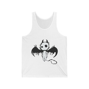 Spooky Vibes Unisex Jersey Tank - Halloween Party Shirt, Casual Wear, Graphic Tee, Goth Fashion, Unique Gift Idea