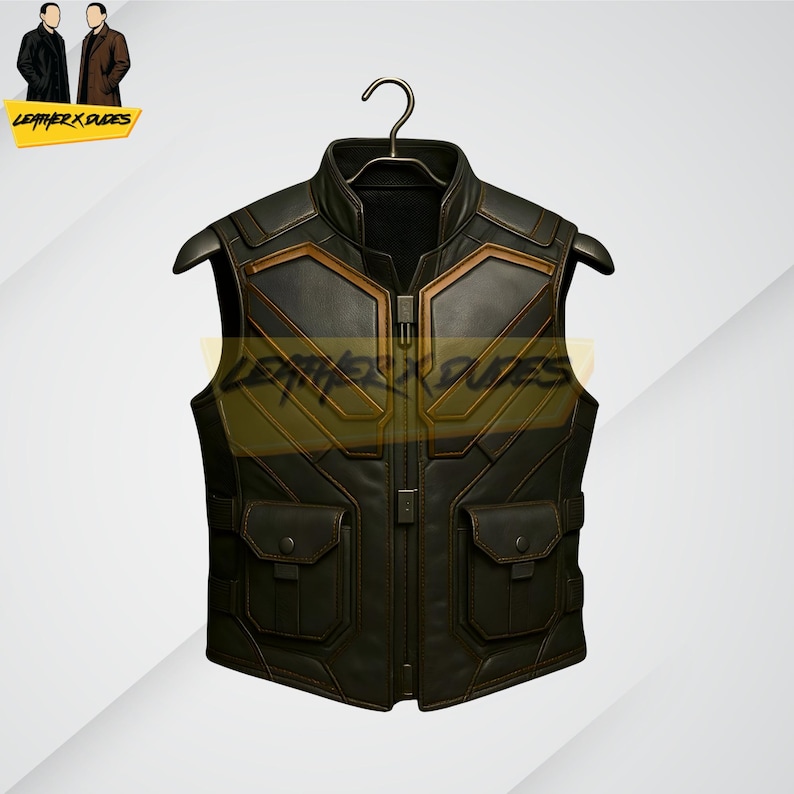 Handmade Black & Gold Tactical Shadow Warlord Vest | Ruthless Combat ...