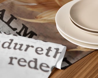 THANKSGIVING TEXT Table Runner