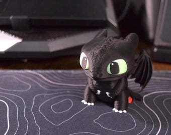 Juguete de escritorio antiestrés saltarín sin dientes HTTYD