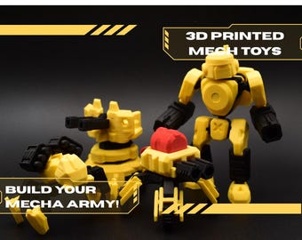 Lightning Vipers Mech Collection - 3D Printed Collectible Machines