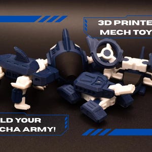 Mariners Accord Mech Collection- 3d Printed Collectible Machines | Choose Individual Model or Full Faction Pack