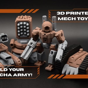 Terra Marauders Mech Collection- 3d Printed Collectible Machines | Choose Individual Model or Full Faction Pack